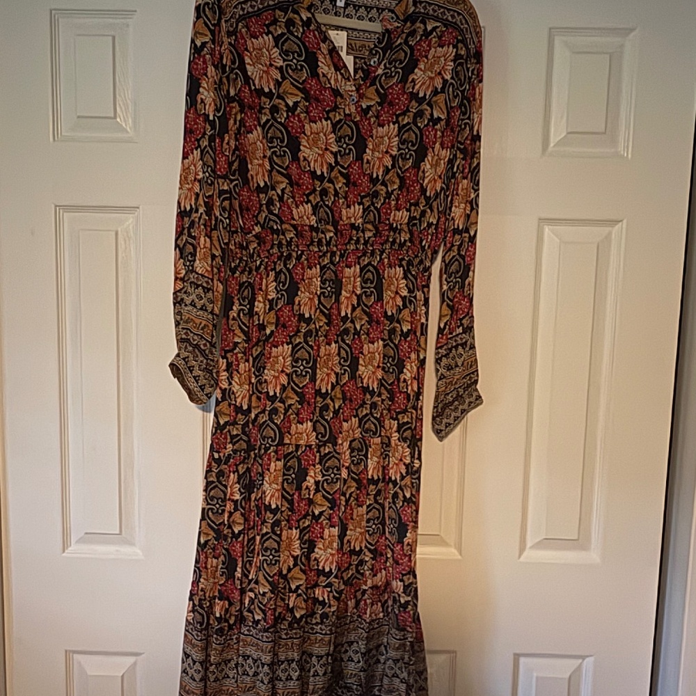 Anthropologie Othilia floral dress